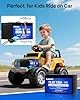 DC HOUSE 12V 12Ah Ride On Toys LiFePO4 Lithium Battery Kit with Wire Harness Connector & DC Port,5000+ Cycles Rechargeable Battery, Built-in 15A BMS for Kids Tractor, Fish Finder, UPS