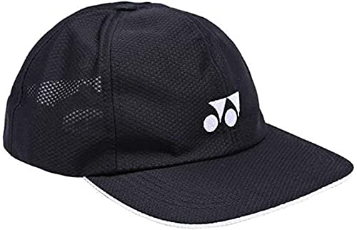Casquette de sport Yonex noire avec visière ergonomique pour tennis