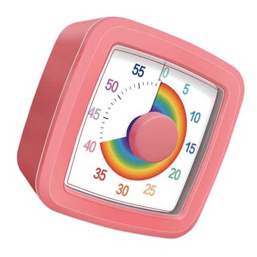 Temporizador Visual Herramienta de autodisciplina para niños Cuenta Regresiva de 60 Minutos Función de Simple para configurar fácilmente Visual para Aprender Herramienta de y
