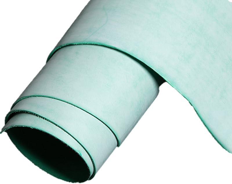 Waxy Pull-up Leather：Natural Vegetable Tanned Cow Genuine Skin Sheets for Leathercraft (Sakura Pink;30x60cm)