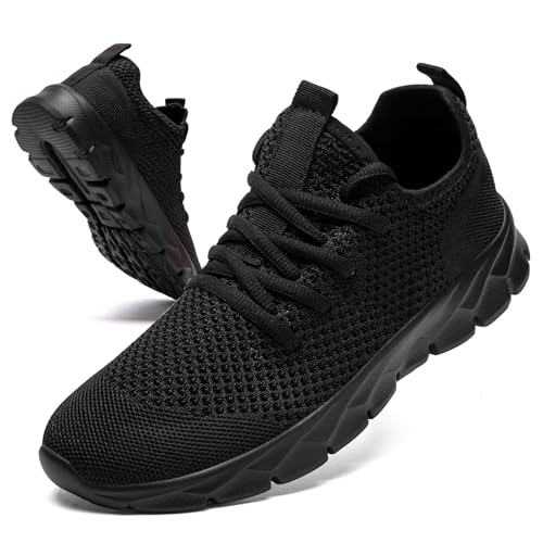 GHFKKB Sneaker Damen Laufschuhe Turnschuhe Tennisschuhe Freizeitschuhe Für Gym Schuhe Straßenlauf Schwarz Atmungsaktive Größe 41