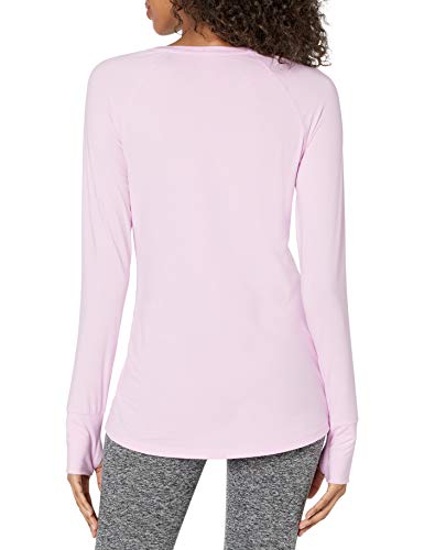 Image of Amazon Essentials Womens Brushed Tech Stretch Long-Sleeve Crewneck Shirt (Available in Plus Size)