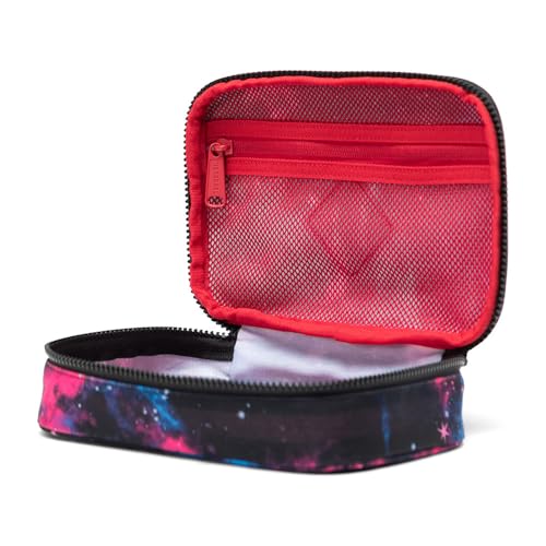 Image of Herschel Supply Co., Unisex, Heritage Pencil Case Little (Big Kid), Fuschia Purple Galaxy, One Size