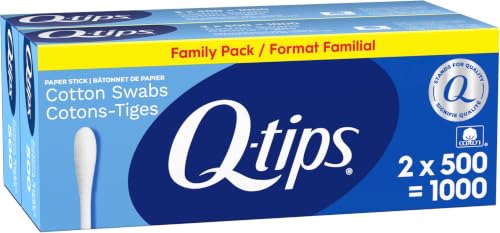 Image of Q-tips Cotton Swabs 500 Count (Pack of 12)