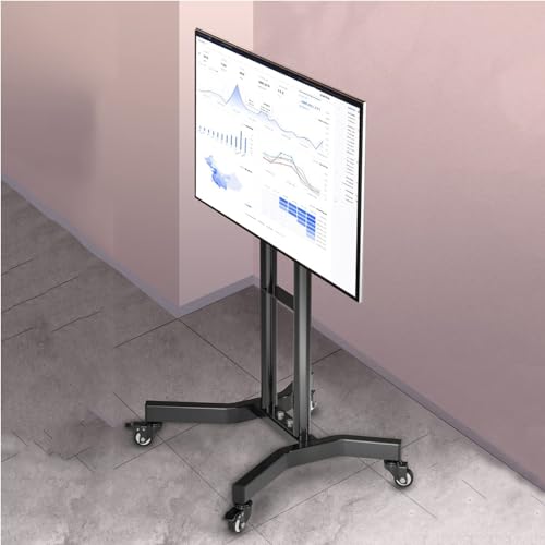 Soporte móvil para TV THEGA ajustable altura 32-65 pulg miniatura 1