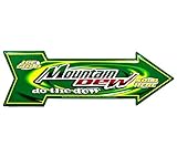 Signs 4 Fun SJMD2 Mountain Dew Arrow Sign - Aluminum Sign - Made in the USA