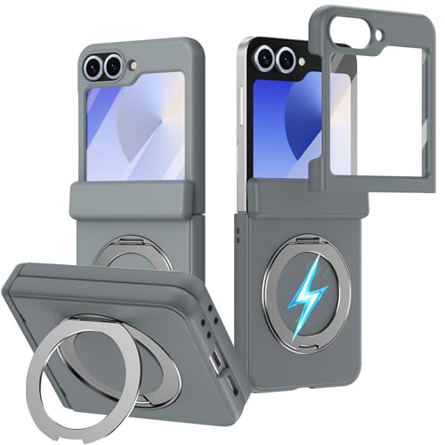 Protection Samsung Z Flip7 FE magnétique avec support pour vidéos en voyage