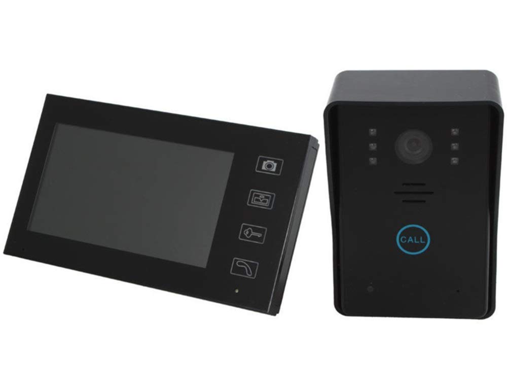 Videoportero inalámbrico de 7 Pulgadas para el hogar, Monitor WiFi, videoportero, Timbre, intercomunicador, Sistema de Portero automático, Tomar Fotos, cámara de Seguridad