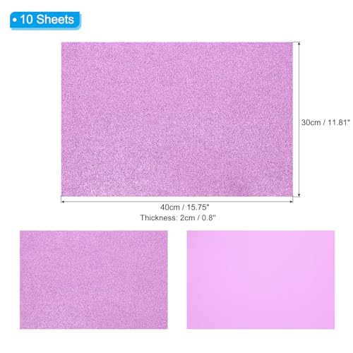Mousse pailletée EVA lavande 2mm de qualité supérieure pour projets durables