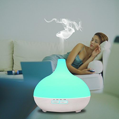 Sensky SK554 Aroma Diffuser 300ml Essential Oil Diffuser Electric Ultrasonic Humidifier Aromatherapy Cool Mist Humidifiers Color Changing Air Purifier