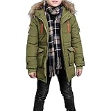 Multi-assortiment : le manteau d'hiver chaud pour enfants est parfait à superposer avec des chemises, des pulls et des jeans ou des pantalons décontractés. Cadeau idéal pour Noël, Halloween, Thanksgiving.