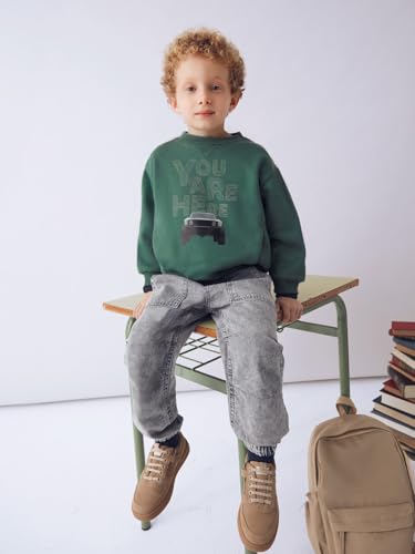 Mayoral Car Print Pullover for Boys Fir4