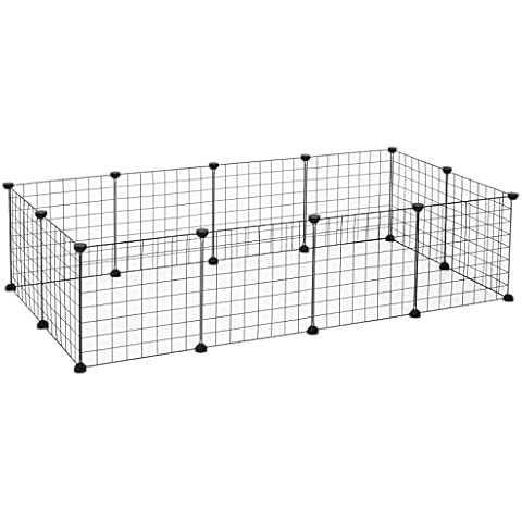 Pawhut DIY Metal Pet Playpen for Small Animals Cover