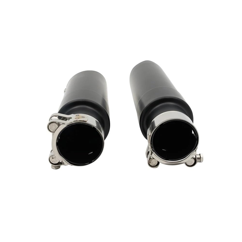 Cubre escape moto Ajuste para Indian Scout Bobber 60 Rogue 20th 2015-2023, silenciador corto, tubo, sección de punta trasera, sistema de escape(Chrome)