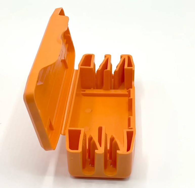 QuickFix JB-U Maintenance Free Junction Box, Orange, Polypropylene, 130x55x32mm, IP20 Rated, For Wago 221 Series Connectors, Indoor Use
