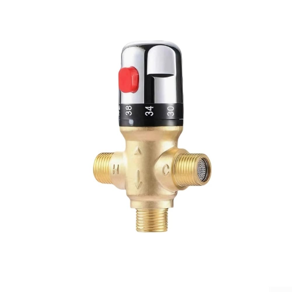 Válvula Control Temperatura para latón Macizo 1 Pulgada para g1(yellow)