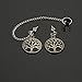Tree of Life Jewelry Gifts for her, Handmade Celtic Ear Cuff Set, Mens Earrings, Spiritual Yoga Jewellery, Non Pierced Cartilage Earring, Circle of Life