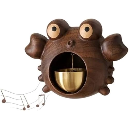 Shopkeepers Bell for Door Opening Magnetic Wooden Doorbell Door Chime Bell Chime Fridge Magnet Creative Doorbell Home Decor Doorbell