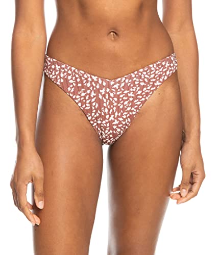 Roxy Love The Sunseeker Ribbed Bikini Bottoms - Bas de maillot côtelé noir