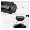EVIL ENERGY Coolant Overflow Tank, Radiator Overflow Bottle 800ml Aluminum Universal Black