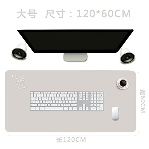Tapis de souris de bureau imperméable 120x60cm pavé d'écriture anti-fatigue