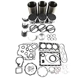 Otobaijeni D905 Engine Overhaul Rebuild Kit for Kubota Engine D905 D905E D905B D905BH D905-IDI Tractor B1700DT BX2200D BX23LB BX22 Engine Rebuild Repair Aftermaket Parts