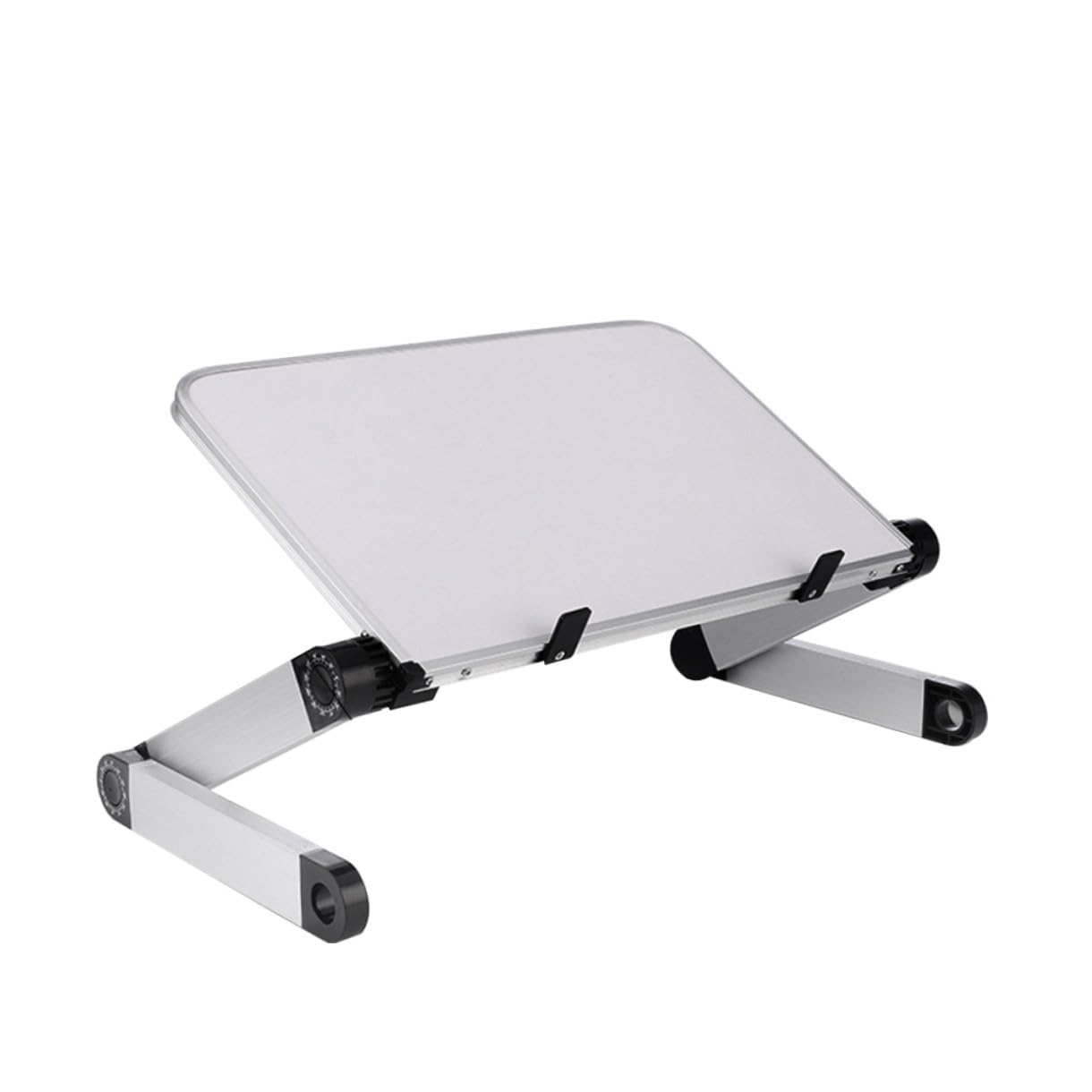 Supporto Per Laptop Regolabile in Alluminio Supporto Per Tablet Base Robusta Bordi Arrotondati Ergonomica Per Uso Da Scrivania