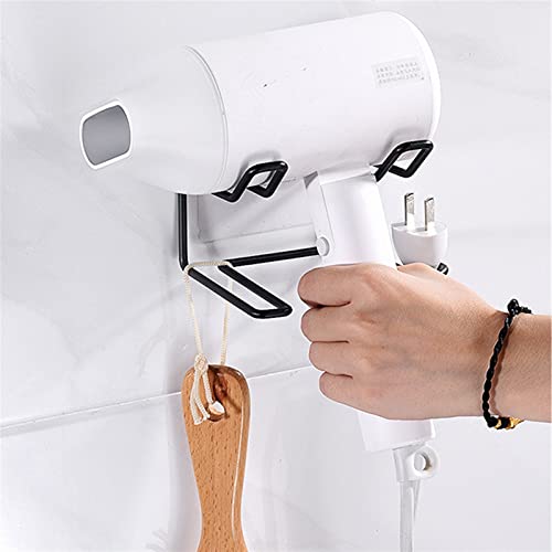 Geen Punch Bad Planken, Haardroger Holder Blower Organizer Kleefmuur Montage No Punching Geen Trace Roestvrijstalen… - Image 4