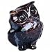 WUYOUSHI Natural Garnet Crystal Owl Decor Healing Stone Crystal Pocket Figurine Statue Hand Carved Polished Natural Gemstone Office Desk Meditation Spiritual Gift