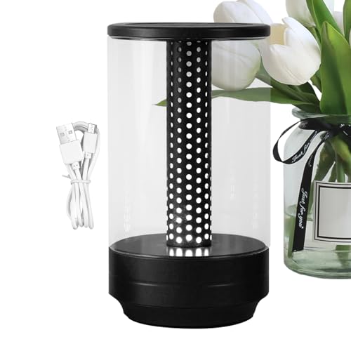 Veilleuse tactile LED esthétique et lampe nomade effet bougie chaleureuse