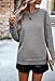 Women's Long Sleeve Pullover Sweater 2025 Spring Fall Casual Crewneck Solid Color Cable Knit Soft Jumper Tops Grey M