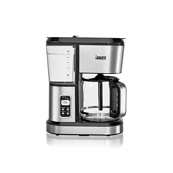 Bialetti (35061) 12 Cup Programmable Coffee Maker, Stainless Steel