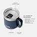 YETI Rambler 14 oz Ceramic Lined Stackable Mug, Vacuum Insulated, Stainless Steel with MagSlider Lid, Black Forest Green