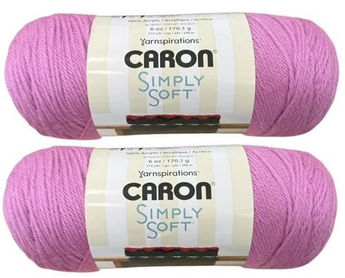 Image of Bulk Buy: Caron Simply Soft Yarn Solids (2-Pack) (BlackBerry)