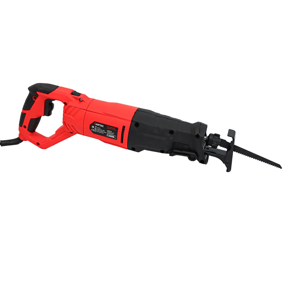 Vertex VSZ850 Piła Szablasta, Piła Lis Ogon 850W, 2800 obr/min, Głębokość Cięcia 115mm, z Podświetleniem LED, Obrotową Rękojeścią, do Drewna i Stali