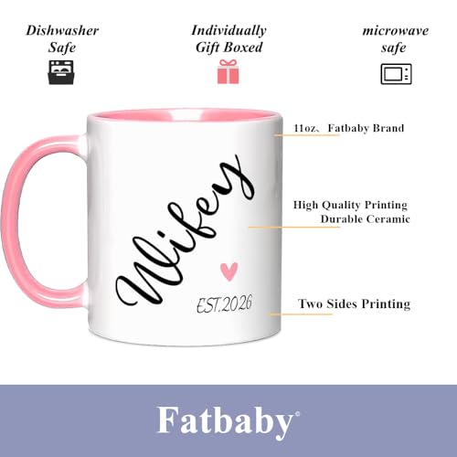 Set de Tazas Fatbaby Hubby Wifey 11 oz miniatura 6
