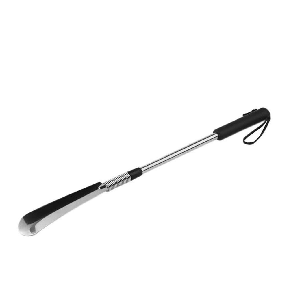 ACiyD Calzador portátil Calzador de Primavera de Acero Inoxidable para Adultos Calzado Largo sin párrafos para Sacar a Las Mujeres Embarazadas Zapatos Viejos (60 cm) Ayudante de Zapatos Perezoso (