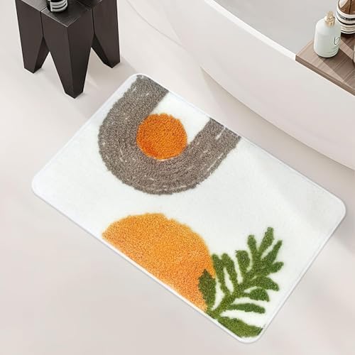 Tapis de Salle de Bain Bohémien, Tapis de Douche Antiderapant en ...