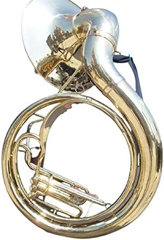 Jumbo 24-inch Bell Zweiss Superbrass BBb Sousaphone. Natural Unlacquered Brass.