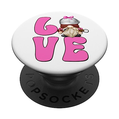 Sherlock Holmes Gnome For Just A Girl Who Loves True Crime PopSockets Swappable PopGrip, Black