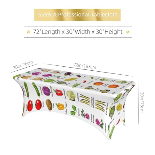 Housse de table extensible haut de gamme en élasthanne EdWal imprimé graphique