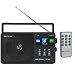 Retekess Radio Internet TR640, radio portatile DAB, funzionamento a bottoni, presa audio da 3,5 mm, adatta per appassionati di radio, con telecomando immagine