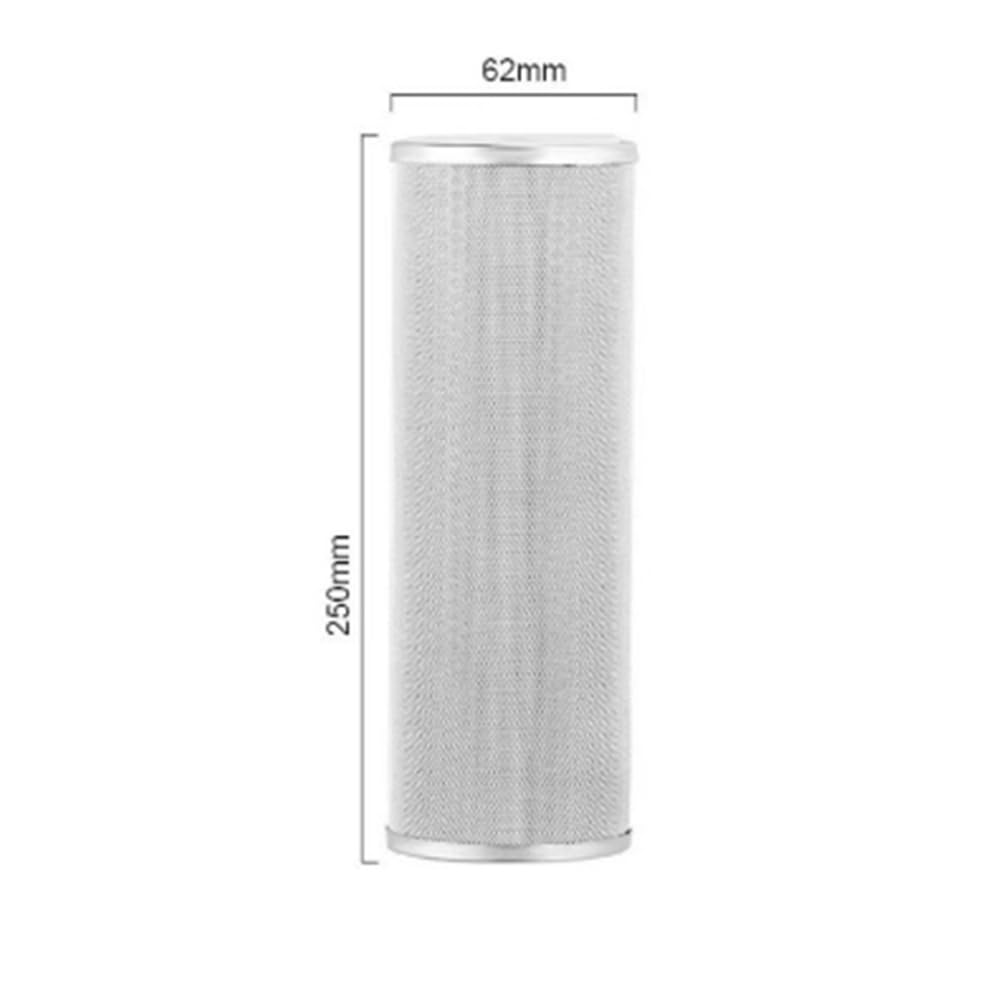 Accessoires de Purification de l'eau en Acier Inoxydable 304 de 10 Pouces, Filtre à Eau en Acier Inoxydable de 10 Pouces à L', Lavable et Réutilisable, 1 et Plus 5 Microns