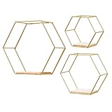 hexagono madera La placa inferior de la estantería de madera maciza pura es natural y respetuosa con el medio ambiente, y la pintura de troncos es saludable. Anti-corrosión y a prueba de moho, textura clara y hermosa.