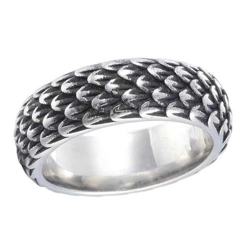 Image of Genuine Stainless Steel Ring for Men Fashion Punk Rock 3D Animal Rings