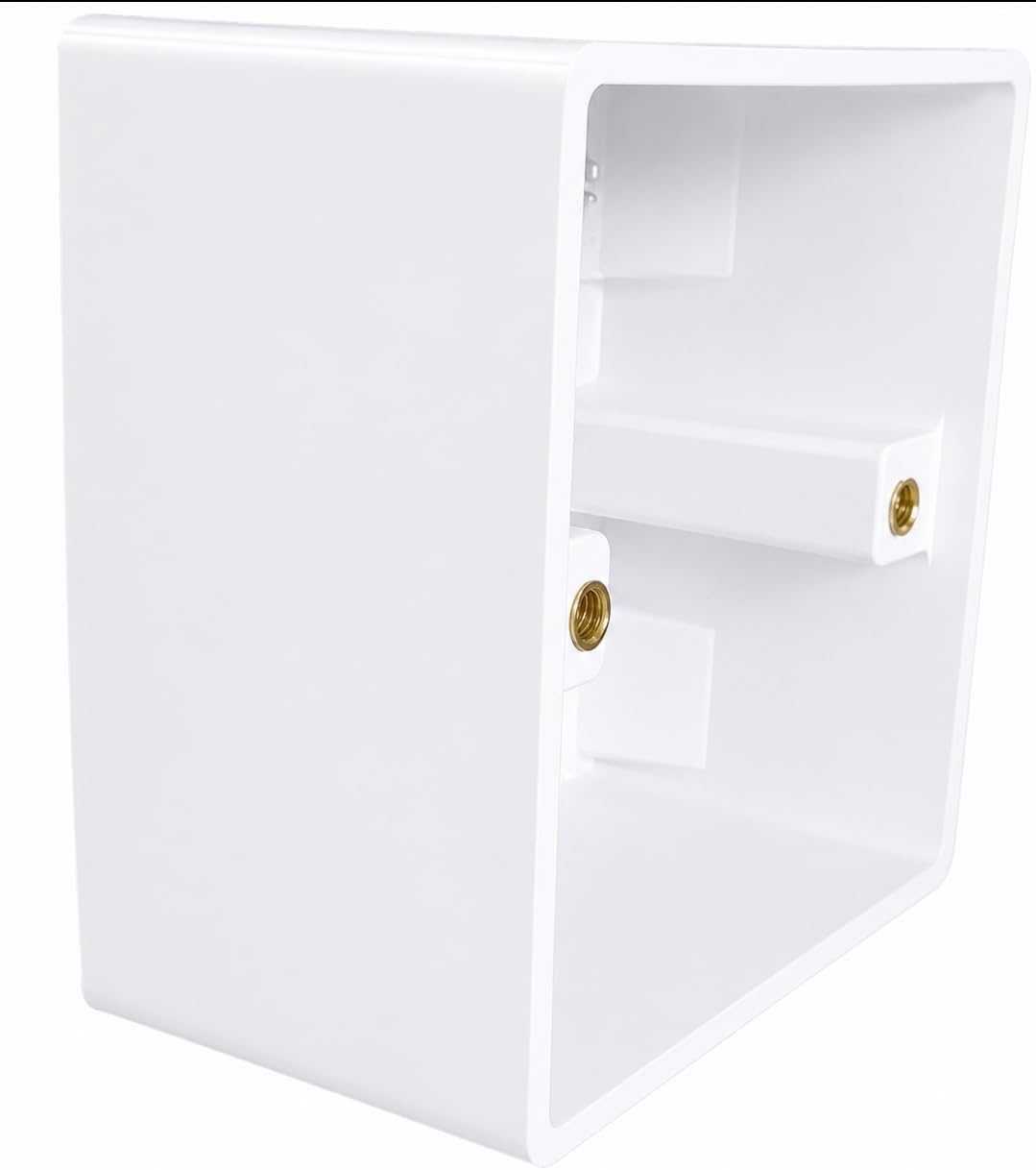 EABCON 45MM DEEP PVC 1 GANG ELECTRICAL PATTRESS BOX (1 PACK)