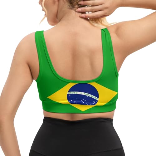 Image of Yoga top Women's Cheerleading Uniform Gym Outfit Running Crop Tops Yoga Shirts Casual Tank Top