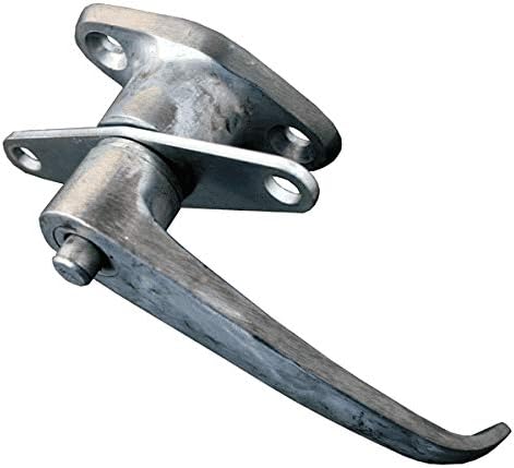 ASEC Lever Type Bonsack Internal Garage Door Handle - Silver