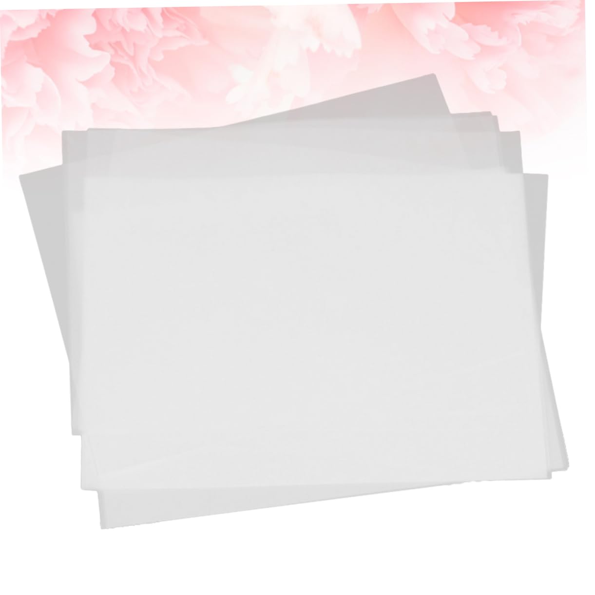 STOBOK Carta da Disegno Traslucida, 100 Fogli Spessi per Tracciatura, Calligrafia e Uso in Industria Grafica Carta Bianca Resistente