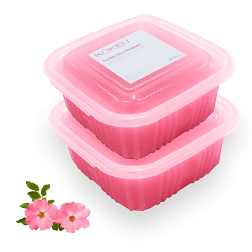 KOKEN - Parafina de ROSA MOSQUETA 1000 ml - 700 gr. Parafina para tratamiento hidratante de manos y pies.